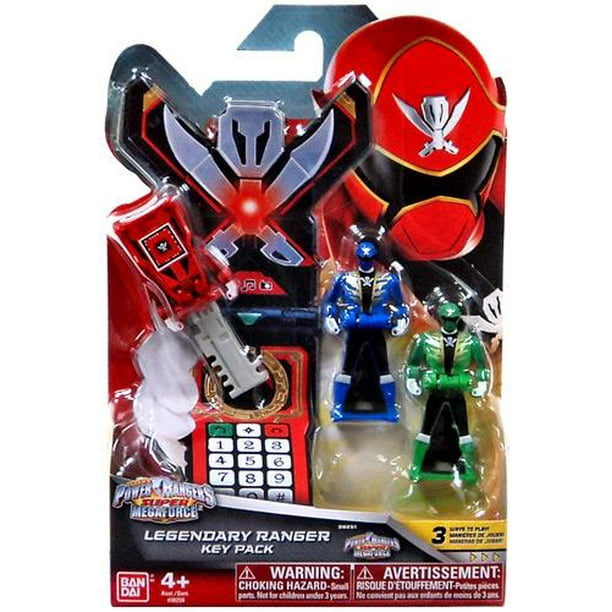 Power Rangers Super Megaforce Legendary Ranger Key Pack - Walmart.com - Walmart.com