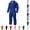 Dark Blue, variant on Men's Waterproof Hooded Work Jumpsuit Cold Weather Outdoor Coverall