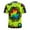 Tops-A835Green, variant on LEKWK Shamrock Shirts for Women Silver Clover Swirl Graphic Tees Short Sleeve Casual Tops Tees And Tanks Metallic Graphic Holiday Outfits