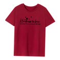 thumbnail image 1 of Camiseta de mujer con cuello redondo, camiseta básica transpirable para senderismo y acampada M, 1 of 7