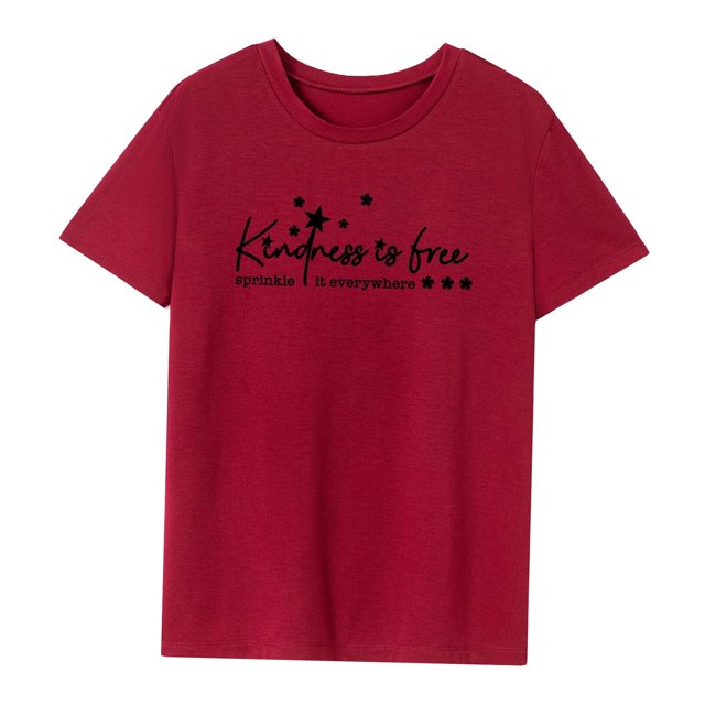 Camiseta de mujer con cuello redondo, camiseta básica transpirable para senderismo y acampada M