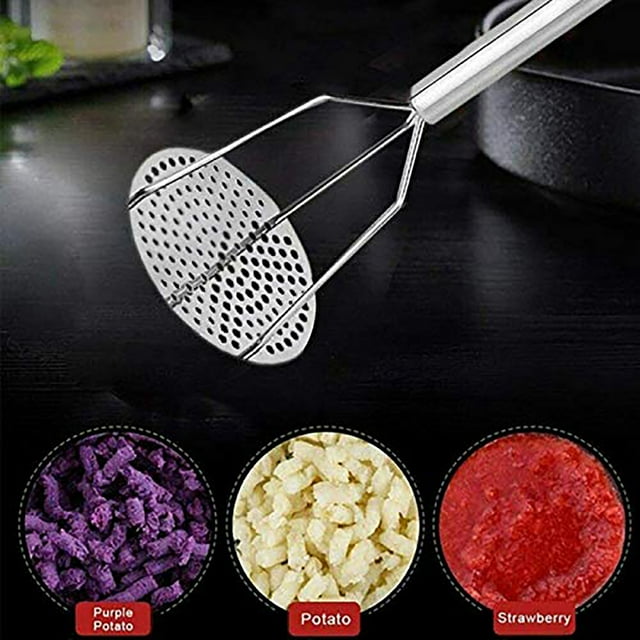 Presse-purée en Acier Inoxydable pour Pâtisserie avec Poignée Ergonomique pour une Purée Crémeuse à Texture Lisse Outil de Cuisine Polyvalent