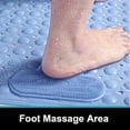 thumbnail image 2 of Shower mat non-slip anti-mold, 70 x 40 cm TPE material shower mat non-slip with foot massage, safe non-slip shower mats for shower, 2 of 5