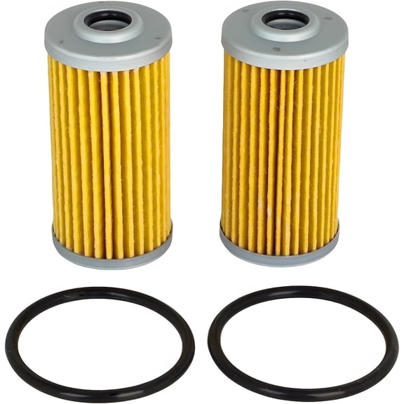 XYZIL 2X Fuel Filter CH15553 Compatible with John Deere 650 670 750 770 780 2210 4100 4110 4115 415 425 445 455 X495 X595 2020 2030 4X2 HPX 4X4 HPX 6X4 Gator Compact Utility Lawn Garden Tractor