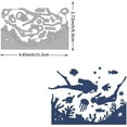 thumbnail image 3 of Mermaid Cutting Dies Set Seabed Fish Seaweed Seagrass Carbon Steel Stencil Template for DIY Scrapbooking Embossing Paper Decoration, 3 of 6