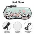 thumbnail image 3 of Bingfone Cute Panda Print Sunglasses Case Portable Travel Zipper Eyeglasses Case With Hook, 3 of 6