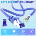thumbnail image 2 of Cable Ethernet Soibke Cat 6 para exteriores, 200 pies, resistente al agua, azul, 2 of 7