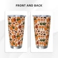 thumbnail image 3 of KLL Autumn Fox Pumpkin Lazy Print 40oz Stainless Steel Insulated Car Cup with Spillproof Lid - Keep Your Drink Hot or Cold on the Go-Without Straw, 3 of 8