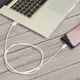 thumbnail image 3 of Cable USB Micro Mornwell Blanco Carga Rápida Compatible con Galaxy S7 S6 Edge S5 Note 5 4 Xiaomi Red, 3 of 8