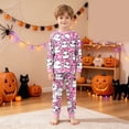 thumbnail image 5 of Nwiuh Pajamas Set 2 Piece Long Sleeve Top with Pants Soft Pjs Set Cute Sleepwear(Hot Pink,3-4 Years), 5 of 9
