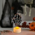 thumbnail image 6 of Halloween Flameless Candles Bats Battery Operated Tealights Set Halloween Candles Decor for Home Party Gift, 6 of 6