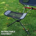 thumbnail image 2 of Folding Chair Footrest Camping Footstool Rest Bracket Lazy Seat W/ Carry Bag, 2 of 6