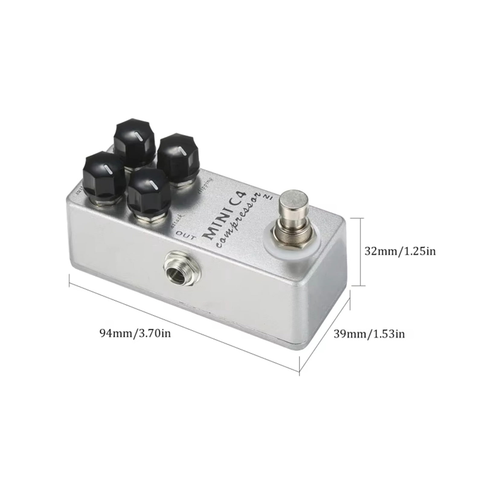 Guitar Effect Pedal True Bypass Overdrive 4 Modes Effector Compact Compressor Guitar Effect Pedal Guitar Accessories
