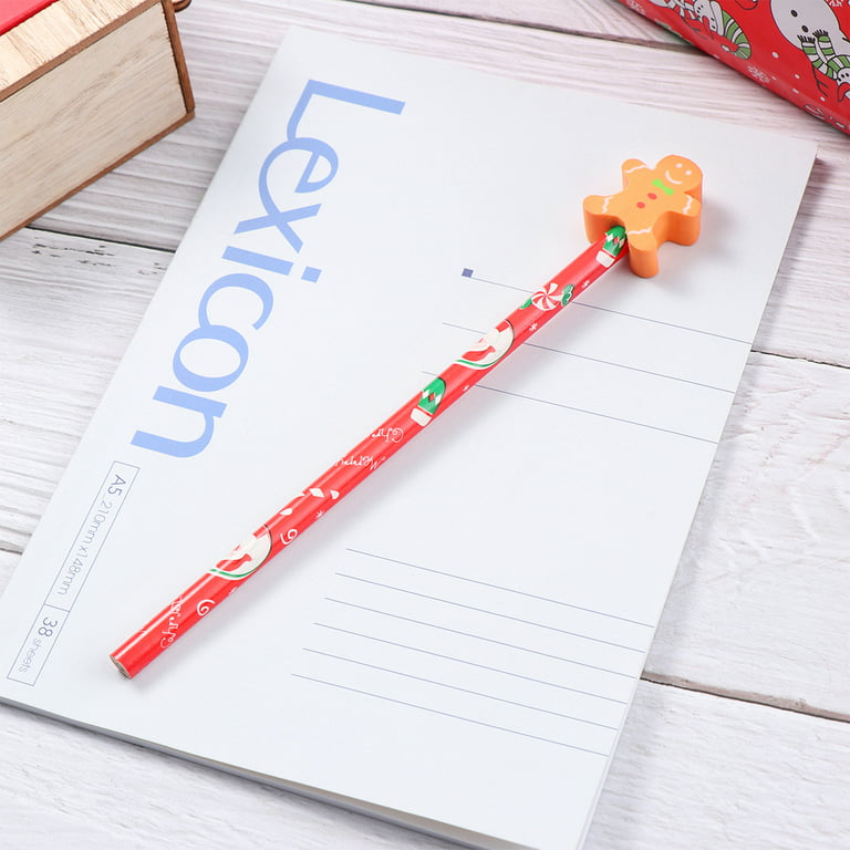 Christmas Pencils With Eraser For Christmas Party Favors - Temu