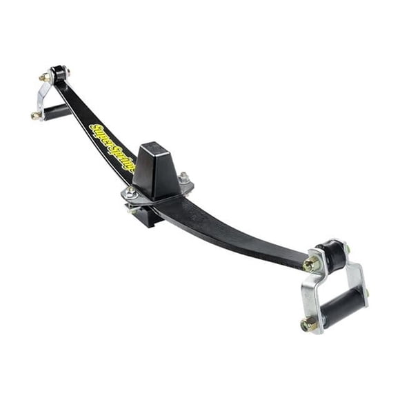 Fits 2012-2021 Toyota Tundra Super Springs Helper Spring Kit SSA27 SuperSprings; Leaf Spring Design; Rear; 2-1/2 Inch Width; Steel; With 2 Springs and 4 Shackles