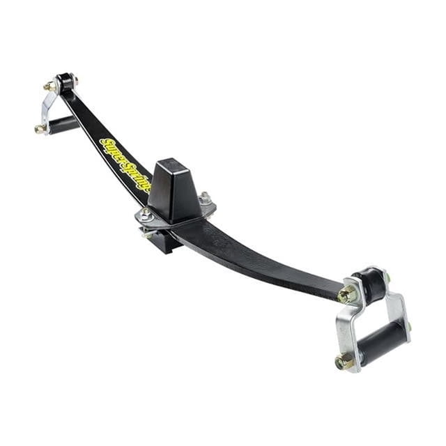 Fits 2012-2021 Toyota Tundra Super Springs Helper Spring Kit SSA27 SuperSprings; Leaf Spring Design; Rear; 2-1/2 Inch Width; Steel; With 2 Springs and 4 Shackles