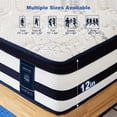 thumbnail image 5 of FOLVUTY Queen Mattress 12" Cooling Hybrid Mattress in a Box, Gel Memory Foam Mattress with 7-Zone Support, Individually Wrapped Pocket Coils, Medium, 5 of 15
