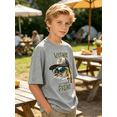 thumbnail image 4 of Boys T Shirts Boys Graphic Tees Short Sleeve Funny Fishing Pattern Summer Tops for 8-12 Years, 4 of 7