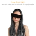 thumbnail image 4 of Gafas de lujo Photobooth Props Censor Bar Gafas de sol Ojo negro Cubierto Gafas de sol Photo Booth Props Weeding Party Decoration Sweethay EL009688-00, 4 of 5