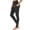 *Black, variant on Women High Waist Side Pocket Butt Lifting Yoga Leggings,High Waist Stretch Workout Athletic Base Layer Pants Navy,Women's Plus XL