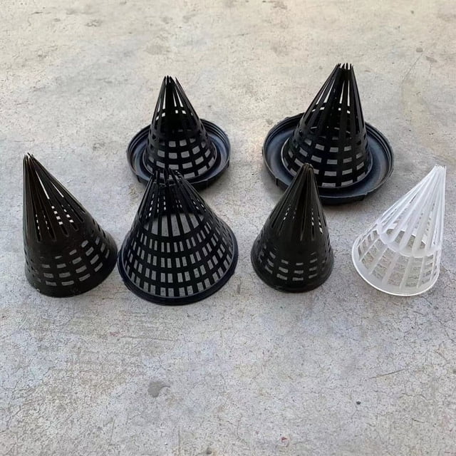 Jaula para anguila amarilla con bigotes invertidos, casera Jaula para anguila locha con bigotes invertidos, accesorios hechos de plástico para jaulas de tortugas, boca de bigotes invertidos de mil