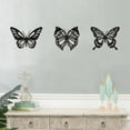 thumbnail image 5 of 3 Uds Mariposa Metal DecoracióN de Pared Negro Mariposa Metal Pared Colgante DecoracióN Granja RúStica Hogar Oficina Dormitorio DecoracióN, 5 of 5