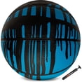 thumbnail image 2 of AND1 Chaos Basketball, Official Size 7 (29.5"), Rubber, Deep Channel, Made for Indoor/Outdoor Games, Blue Drip, 2 of 6