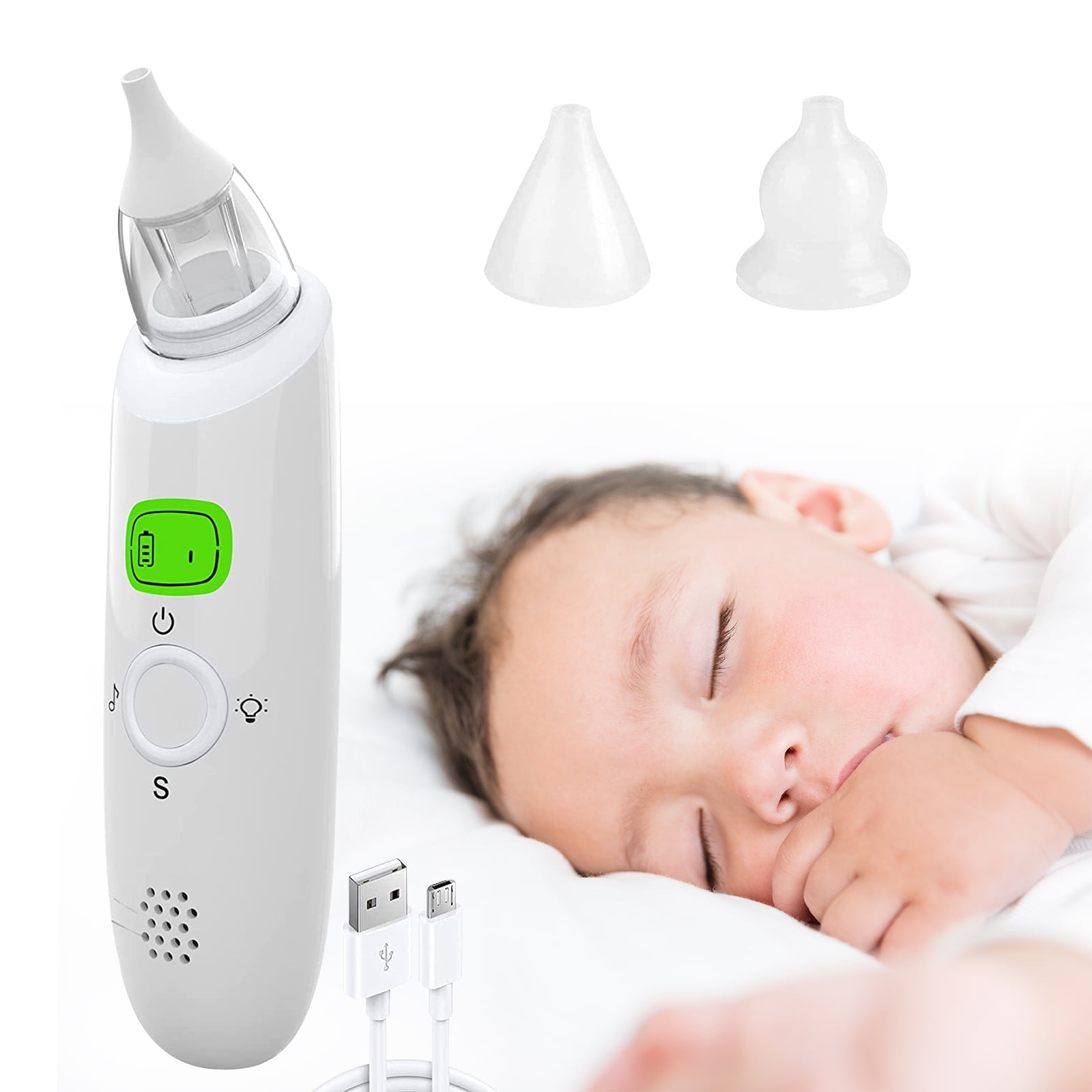 Aspirator Nasal Aspirator Snot Sucker Suction Device Toddler Newborn Adult for Infants Vacuum Electric Electric Baby