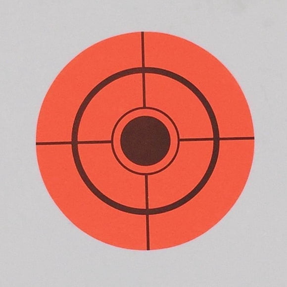 250pcs Paper Target Roll Florescent 2.5" Adhesive Shooting Target Training Shooting Practice Stickers