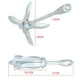 thumbnail image 2 of Anchor 3.5 Lb Folding Marine Anchor For Fishing S Small Boats Canoes Paddle Board With Rope And Buoy Storage Bag ,Long Lasting, 2 of 2