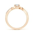 thumbnail image 2 of ANGARA Natural 0.55 Ct. Diamond Infinity Promise Ring in 14K Rose Gold for Women (Ring Size: 12), 2 of 8
