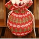 thumbnail image 3 of Paquete de bolsas de regalo Bolsa de dulces de bolsillo Bolsa de manzana Tela de punto pequeña de Nochebuena, 3 of 4