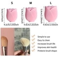 thumbnail image 3 of Soporte de silicona para brochas de maquillaje, fundas para brochas de maquillaje, estuche organizador de brochas de silicona, fundas para brochas de maquillaje, tecnología innovadora, 3 of 8