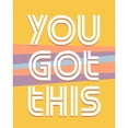 thumbnail image 3 of Allen, Kimberly 12x14 Black Modern Framed Museum Art Print Titled - You Got This V2, 3 of 5