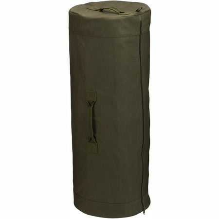 Rothco Olive Side Zipper Canvas Duffle Bags