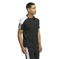 thumbnail image 3 of Men's adidas Essentials 3-Stripes Color Block Sportswear T-Shirt Color: Legend Ink Size: L, 3 of 4