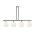 thumbnail image 4 of Innovations Lighting - White Venetian - 4 Light Stem Hung Island In Modern, 4 of 7