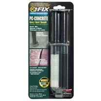 PC Products 70086 PC-Concrete Two-Part Epoxy Adhesive Paste for Anchoring and Crack Repair, 1.4 oz in Applicator Syringe, Gray