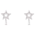 thumbnail image 1 of Adorno de Navidad Cateissary Estrella Decorativa Plata tipo 1, 1 of 6