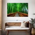 thumbnail image 3 of Elephant Stock Arashiyama Bamboo Wall Art - Horizontal Canvas Wall Art - Living Room Wall Decor - Places Canvas - Green And Brown Decor - 48" x 32", 3 of 8