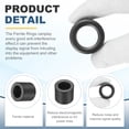 thumbnail image 3 of Uxcell 20Pcs Toroid Ferrite Core, 31mm OD x 19mm ID x 29mm H Ferrite Ring Chokes Strong Round Magnet to Reduce Signal Loss, Black, 3 of 6