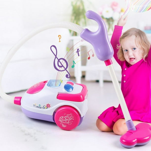 Play Toy Aspirateur Enfant Nettoyage Push Pull Pretend Play Set Pour Bébés  Enfants