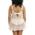thumbnail image 2 of Elomi Priya Plunge Underwire Babydoll (4551),40H,Vanilla, 2 of 5