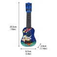 thumbnail image 1 of Simulación Ukelele Guitarra Juguete, Simulación Principiante Mini Ukelele Instrumento Musical Juguete Mini Ukelele Guitarra Rendimiento Probado, 1 of 8