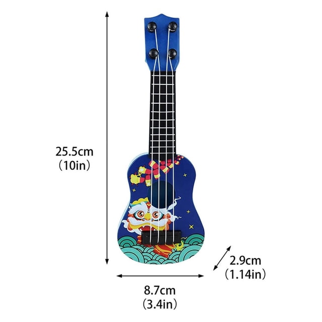 Simulación Ukelele Guitarra Juguete, Simulación Principiante Mini Ukelele Instrumento Musical Juguete Mini Ukelele Guitarra Rendimiento Probado