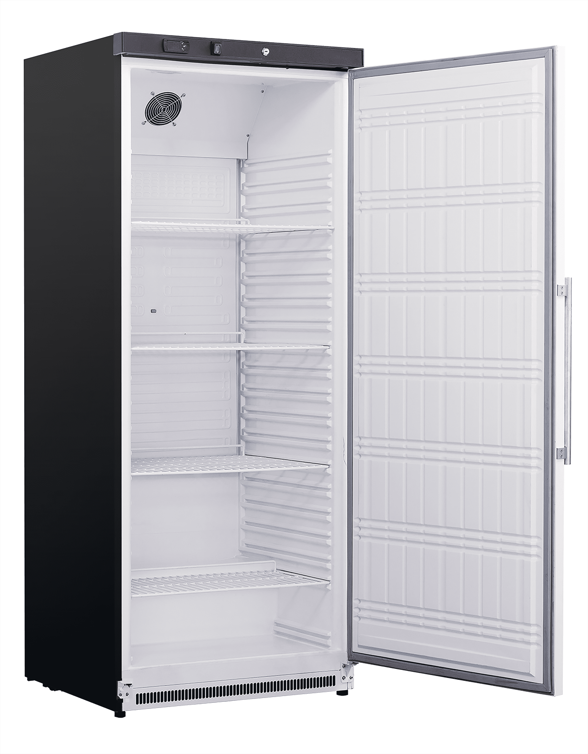 Hamilton Beach 19.2 Cu. ft. Commercial Refrigerator,  543 Liters All Fridge with Lockable Door, Stainless Steel