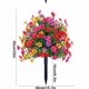 thumbnail image 2 of YiJuHui Artificial Flower Stakes Outdoor Decor, Realistic Faux Floral Garden Stakes, UV Resistant Waterproof, Easy Install for Yard Patio Lawn Landscaping, 2 of 5