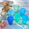 thumbnail image 4 of GHSDFBB 7 Sets Plastic Kids Cups with Lids and Straws, 7 Reusable Toddler Cups with Straws in 7 Coastal Colors, 4 of 4