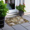 thumbnail image 6 of Addison Rugs Chantille Indoor/Outdoor Transitional Damask Brown Washable Rectangle Rug, 1'8" x 2'6", 6 of 6