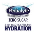 (2 pack) Pedialyte Electrolyte Water with Zero Sugar, Hydration with 3